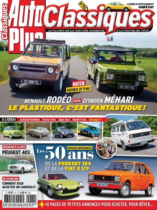 Title details for Auto Plus Classique by Editions Mondadori Axel Springer (EMAS) - Available